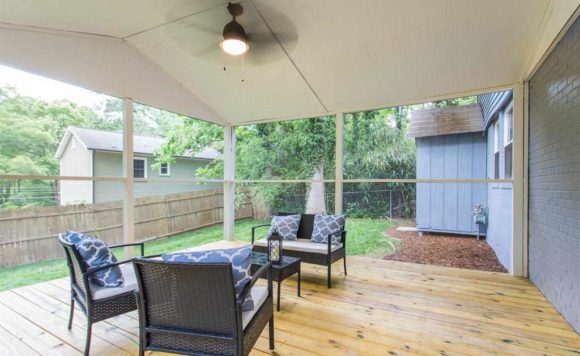 Great screened porch